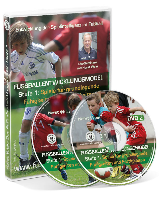 Spielintelligenz_Fussballentwicklungsmodell_1_DVD_610044 Das Fußballentwicklungsmodell - Stufe 1 (Doppel-DVD)