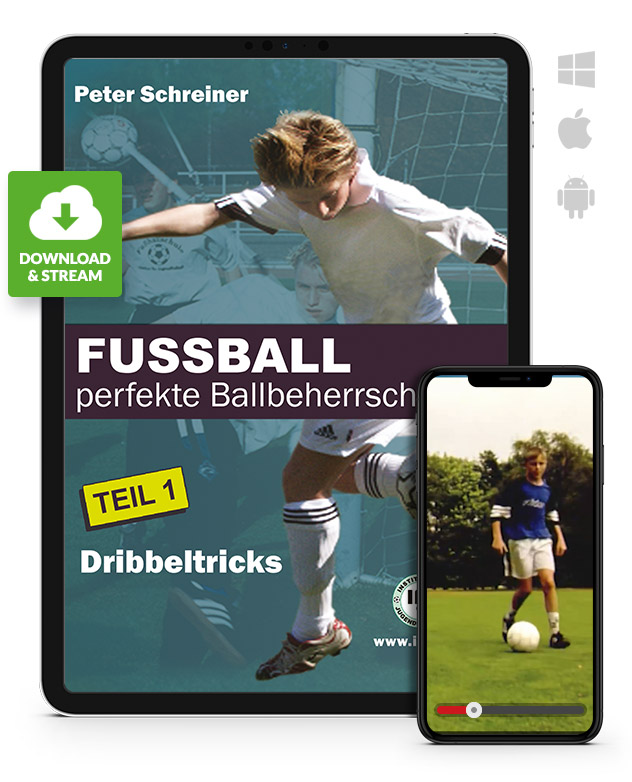 FUSSBALL - perfekte Ballbeherrschung - Teil 1 - Dribbeltricks (Download)